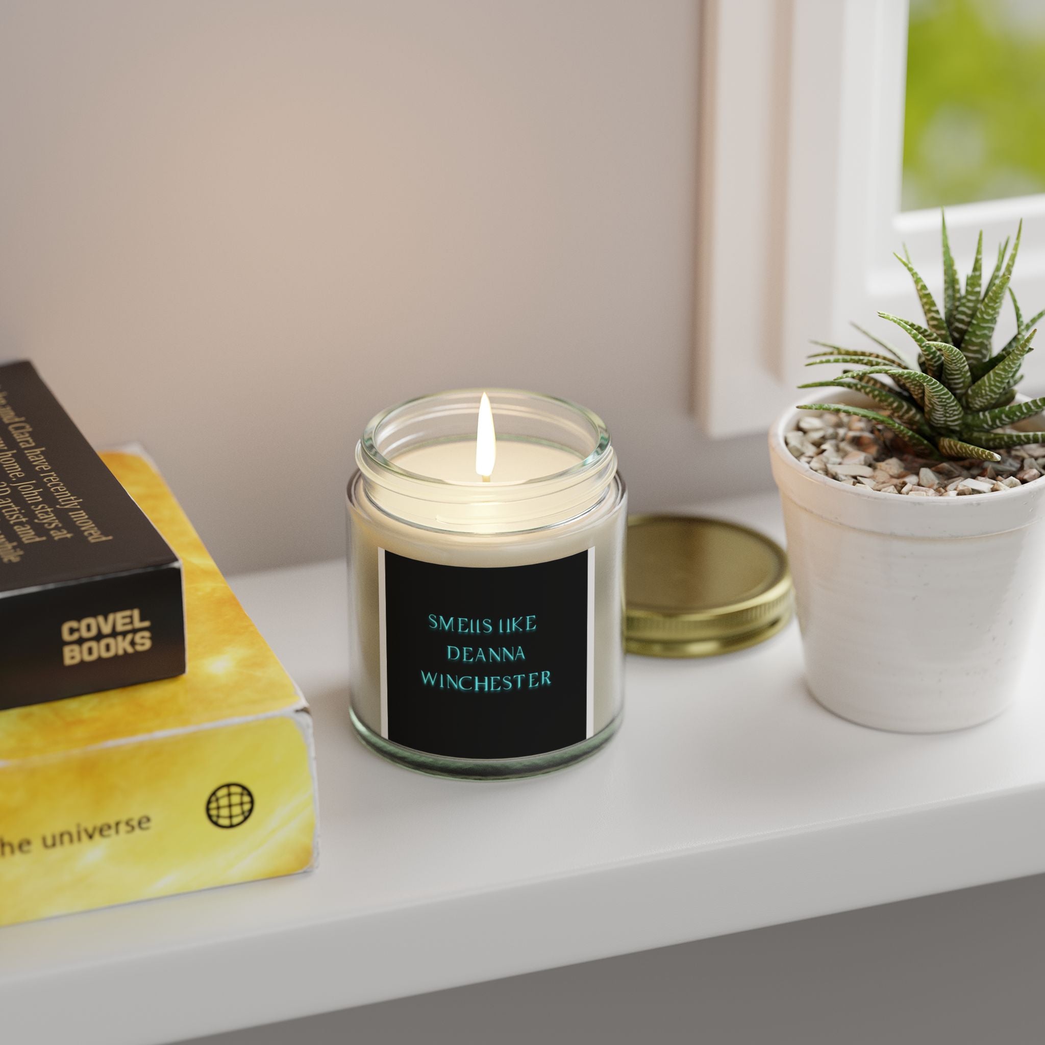 Scented Candle - Smells Like Deanna Winchester, 4oz & 9oz Coconut Apricot Wax, Unique Gifts for Fans, Home Decor, Relaxation