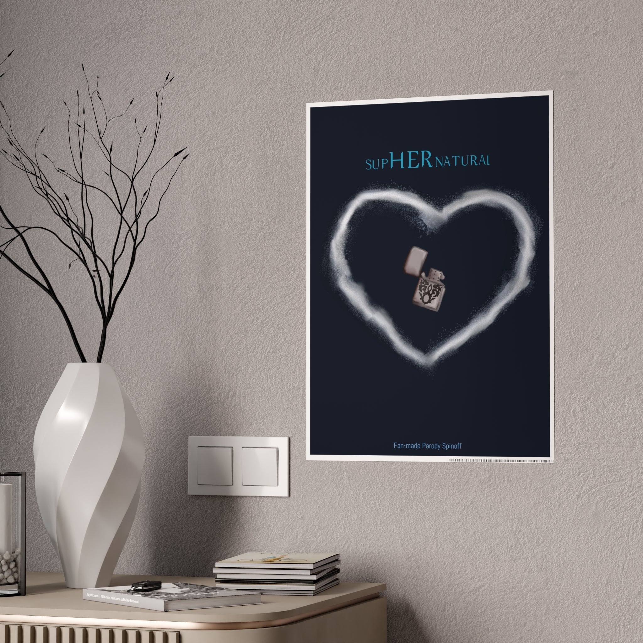 Heartfelt Salt and Burn, Glossy Poster