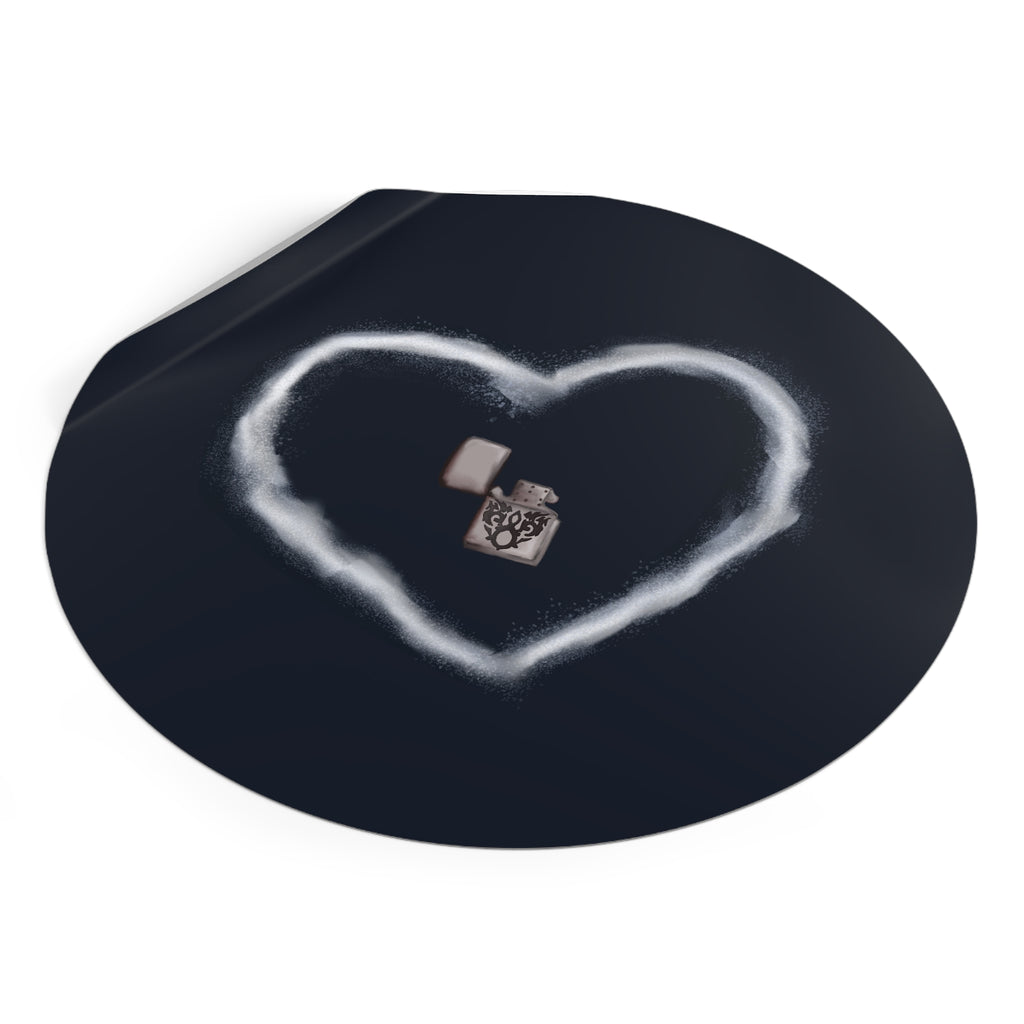Heartfelt Salt and Burn Vinyl Stickers