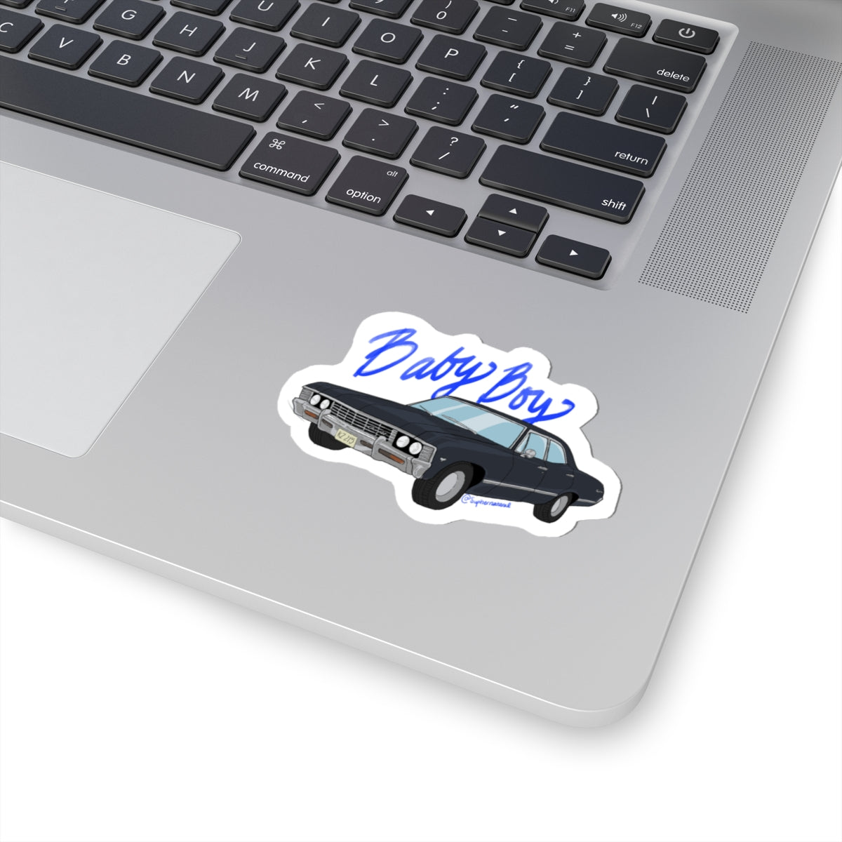 The Baby Boy, retro car sticker