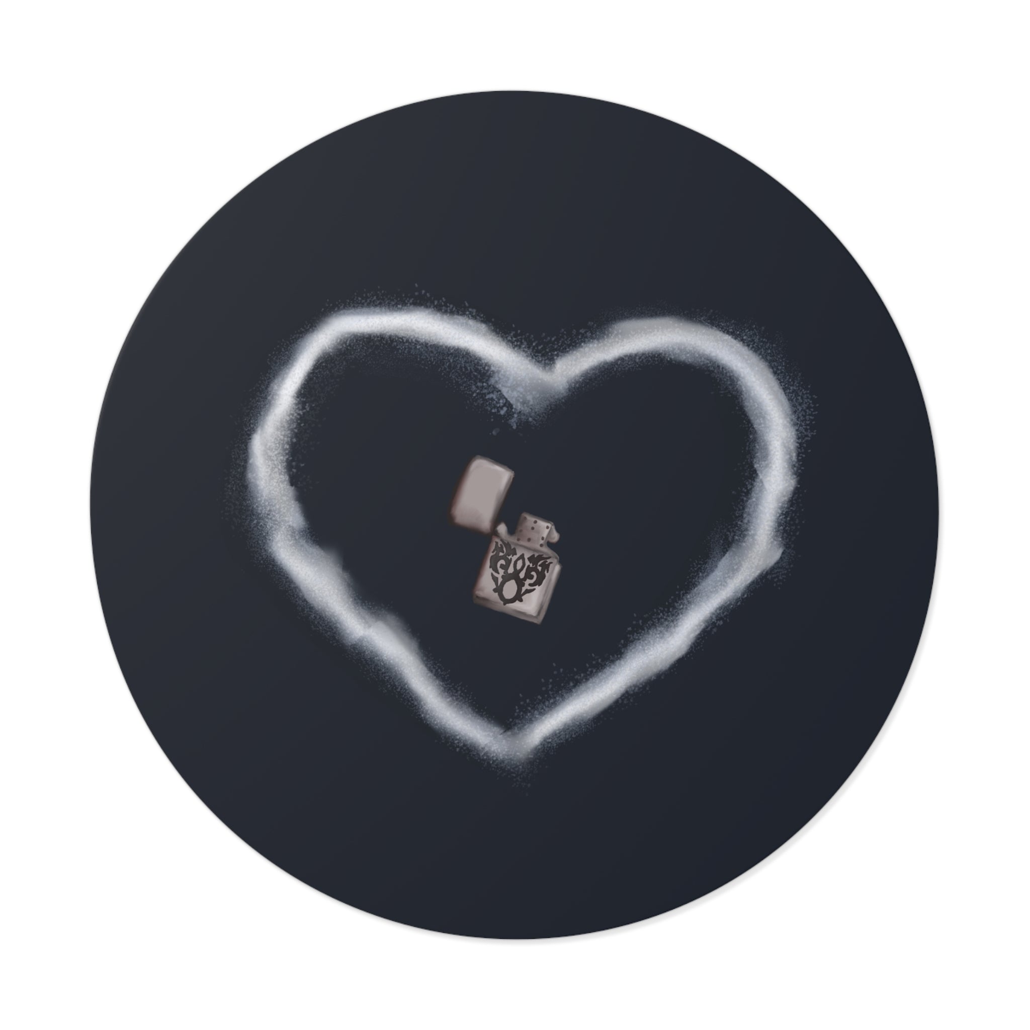 Heartfelt Salt and Burn Vinyl Stickers