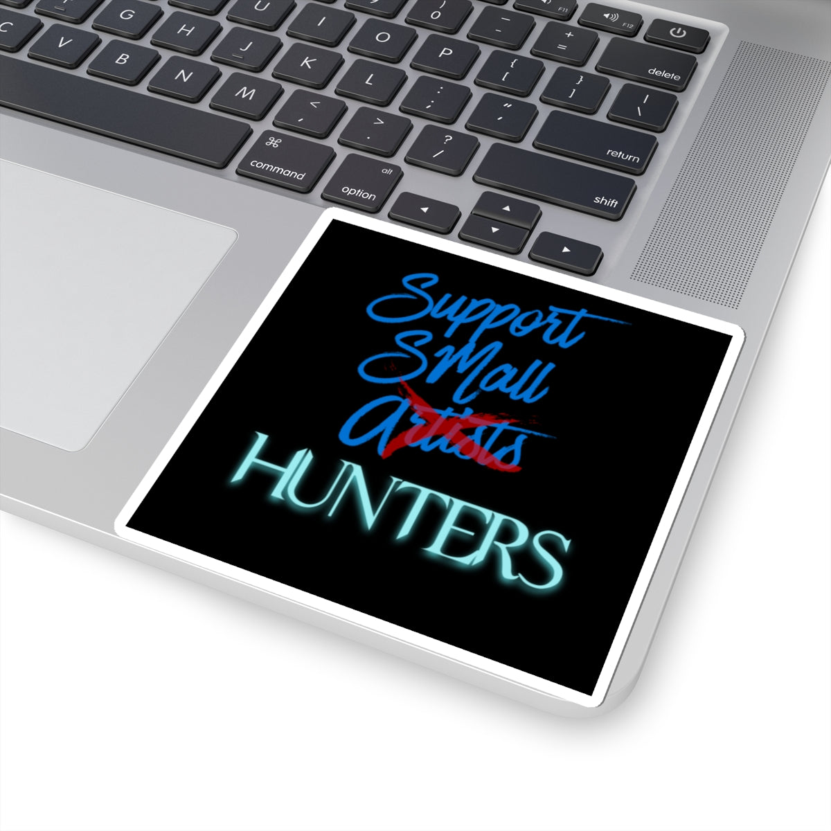 Support Small HUNTERS  | HUNTERS Collection, Unique Laptop Decals, Art Lover Gifts, Customizable Stickers, [...]