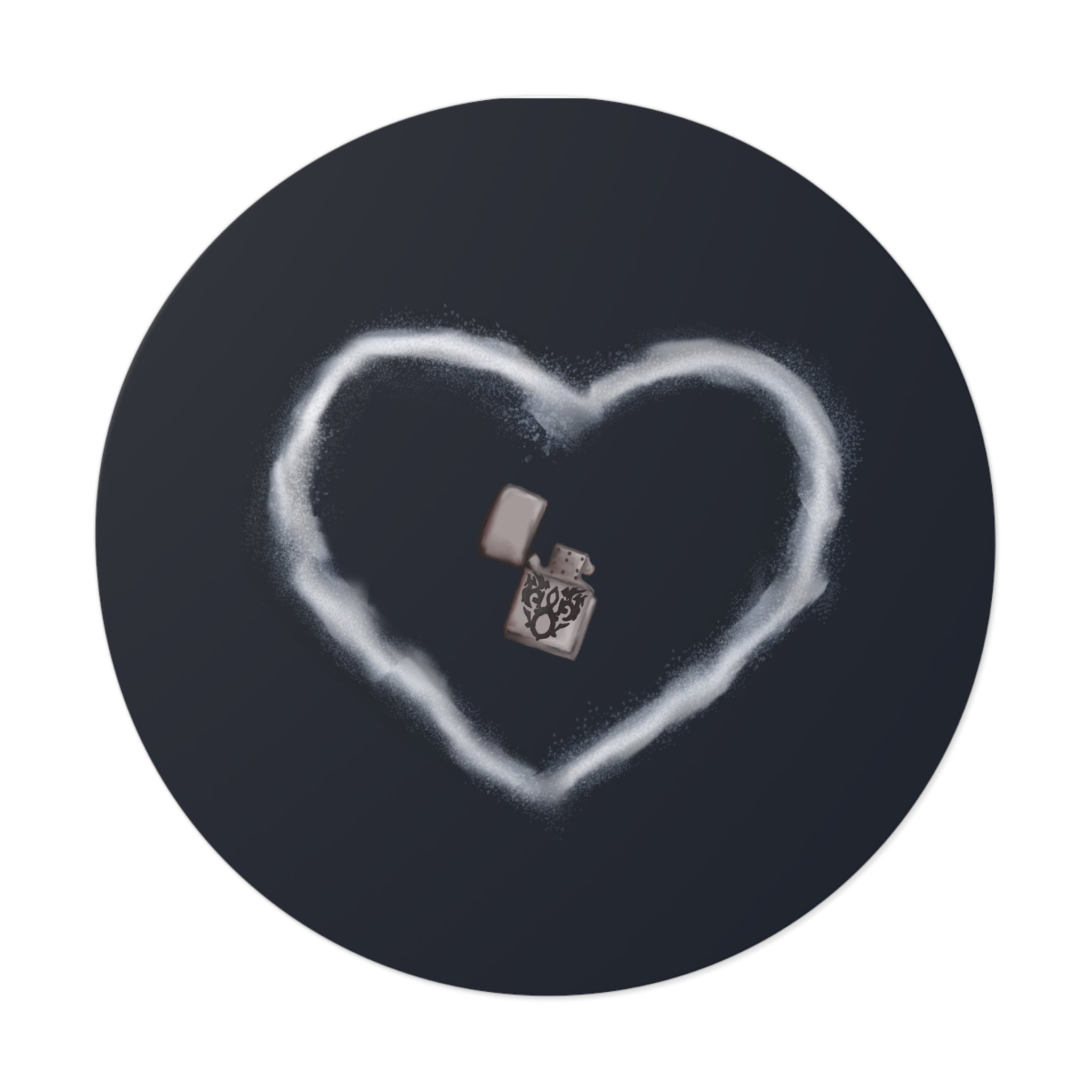 Heartfelt Salt and Burn Vinyl Stickers