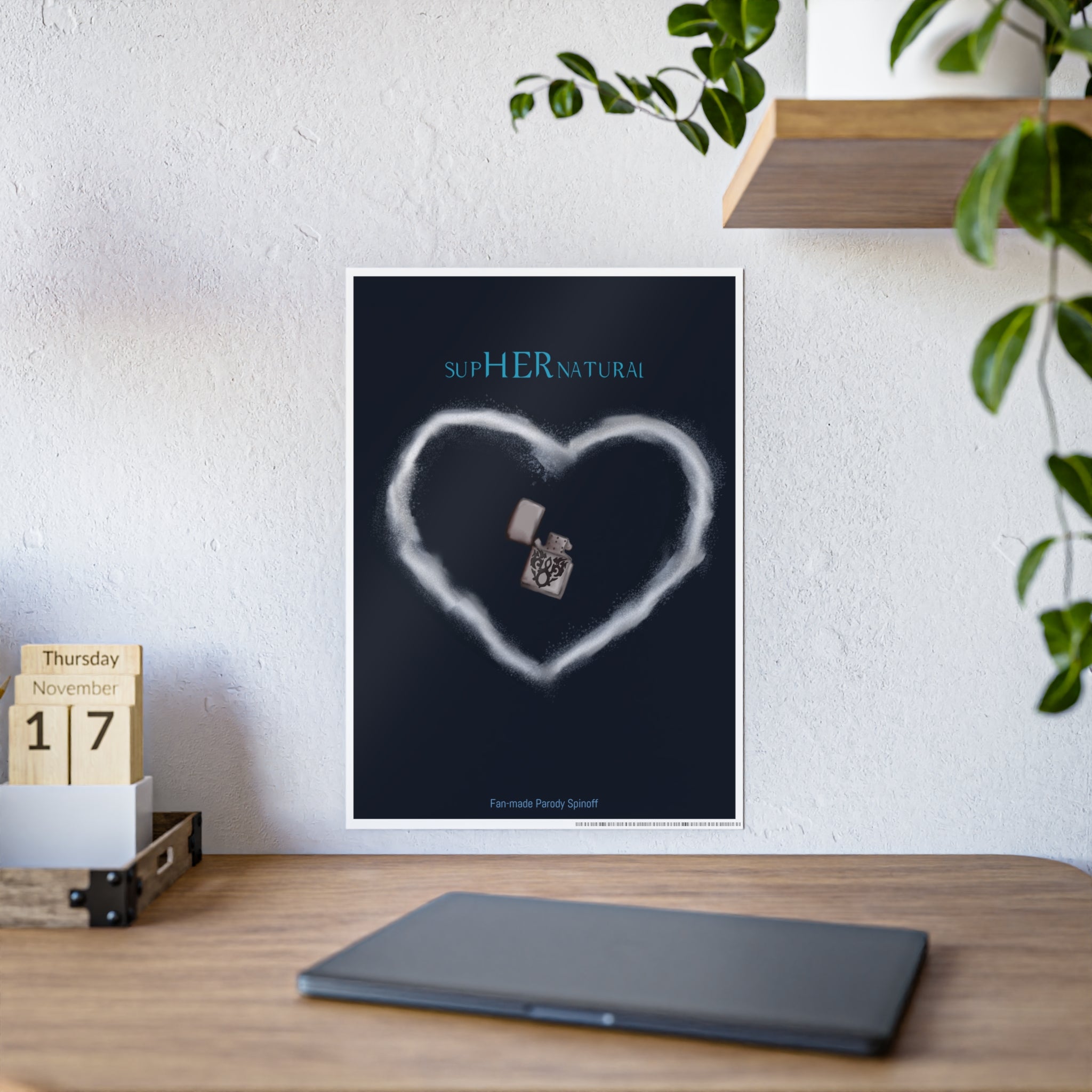 Heartfelt Salt and Burn, Glossy Poster