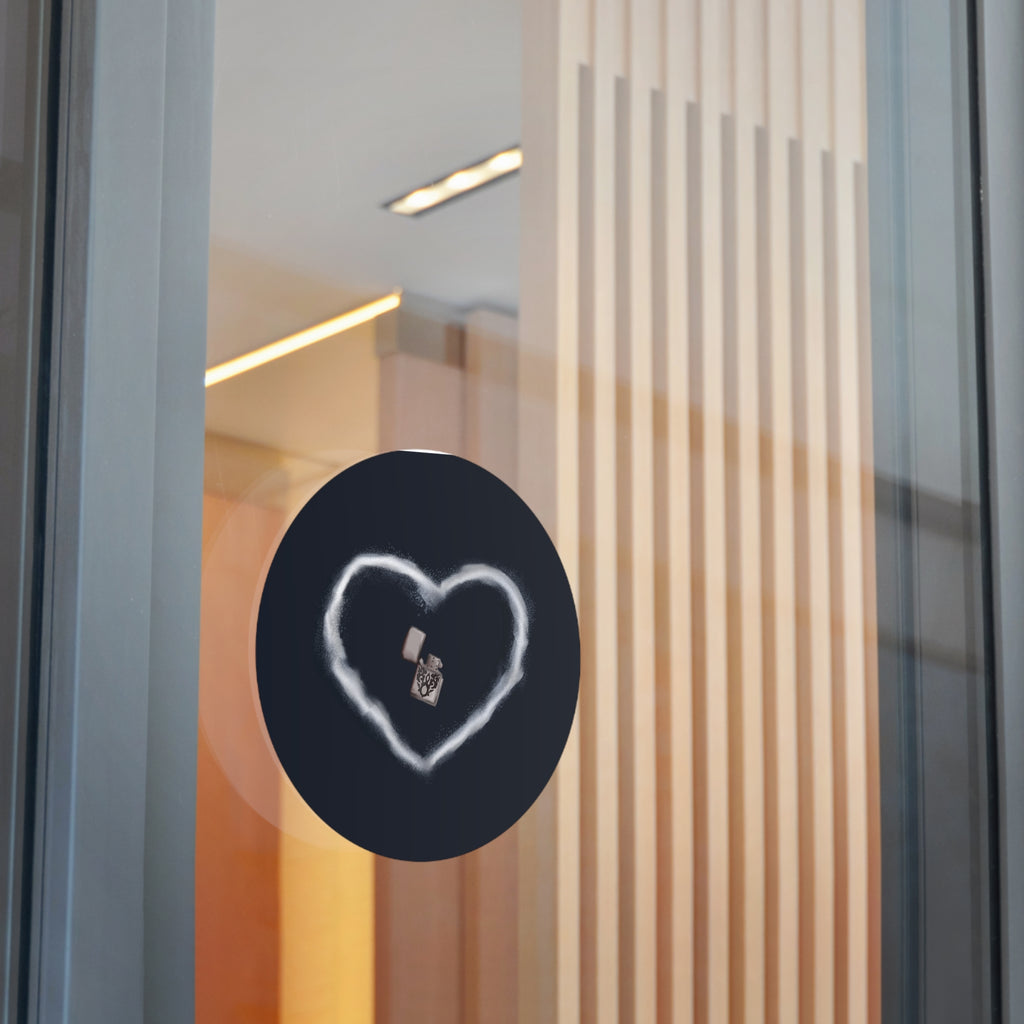 Heartfelt Salt and Burn Vinyl Stickers