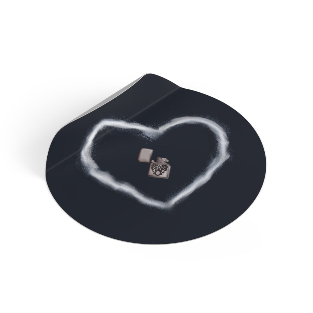Heartfelt Salt and Burn Vinyl Stickers