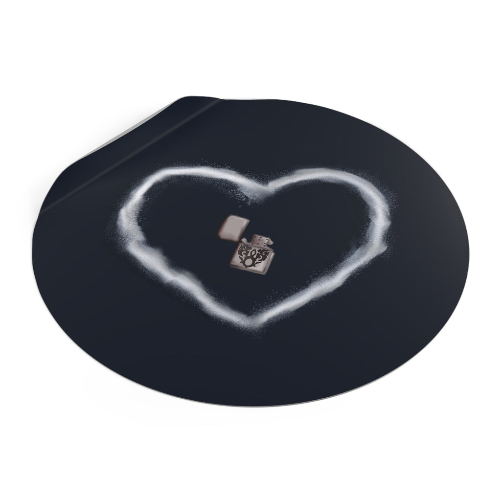 Heartfelt Salt and Burn Vinyl Stickers