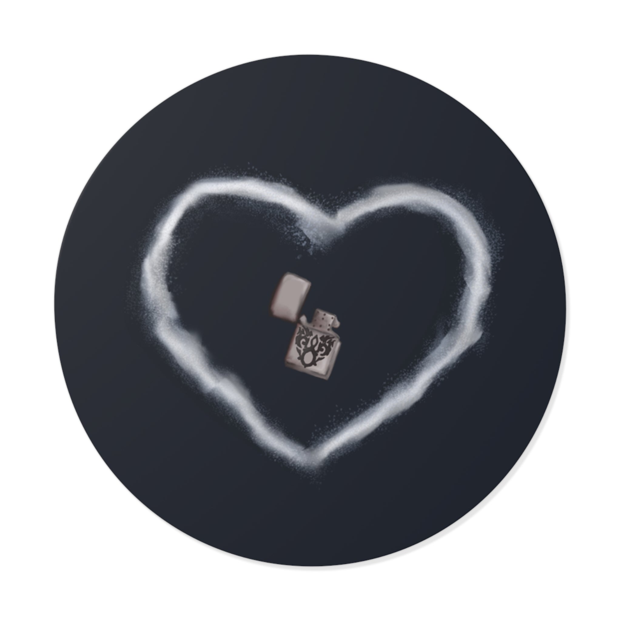 Heartfelt Salt and Burn Vinyl Stickers