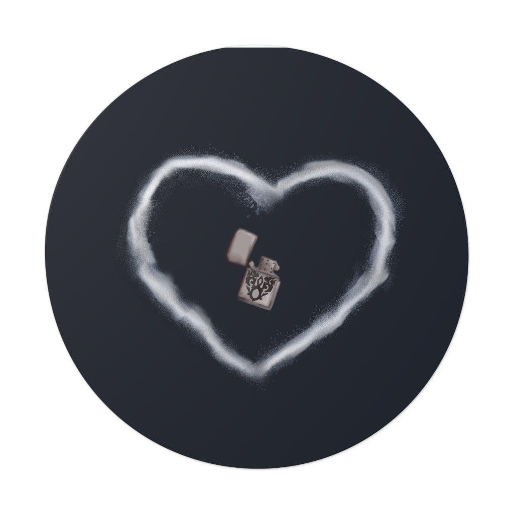 Heartfelt Salt and Burn Vinyl Stickers