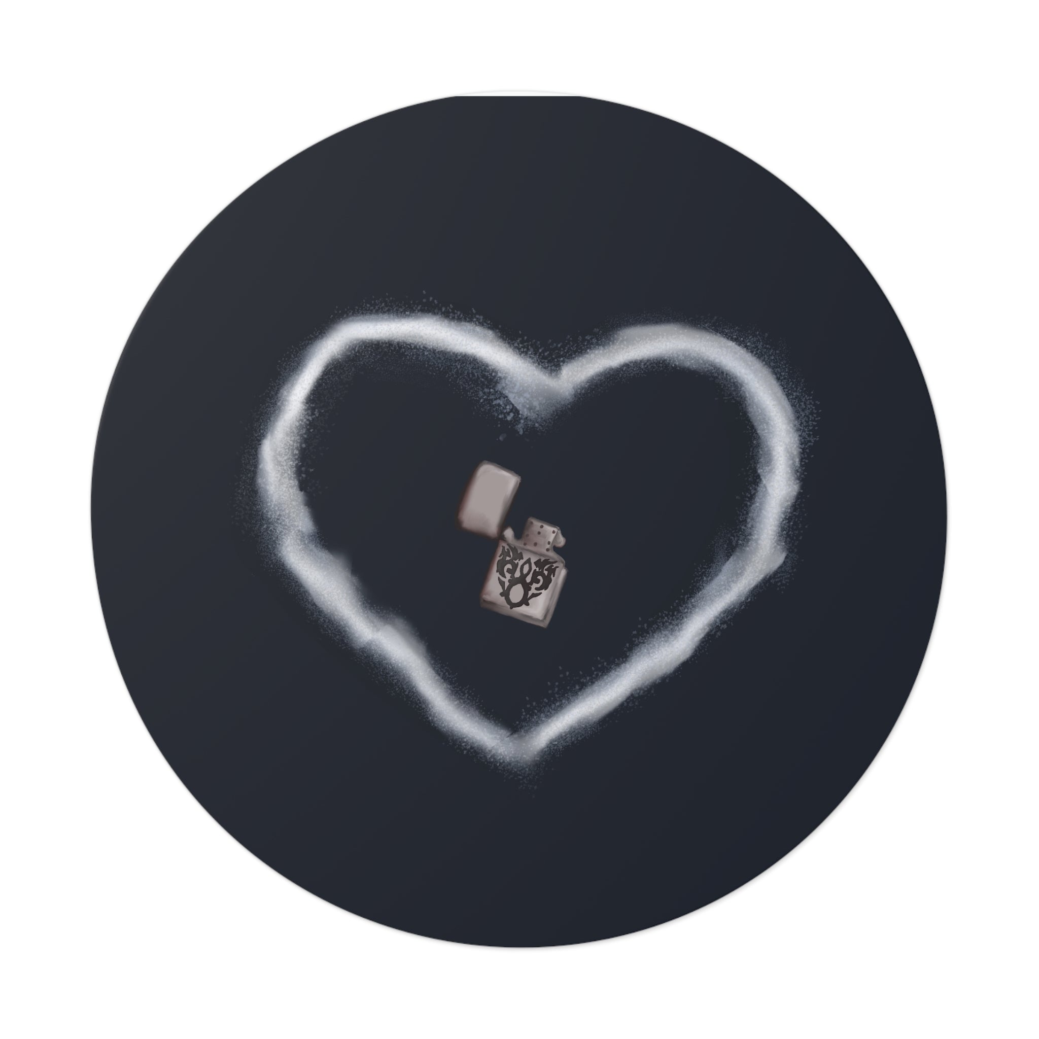 Heartfelt Salt and Burn Vinyl Stickers